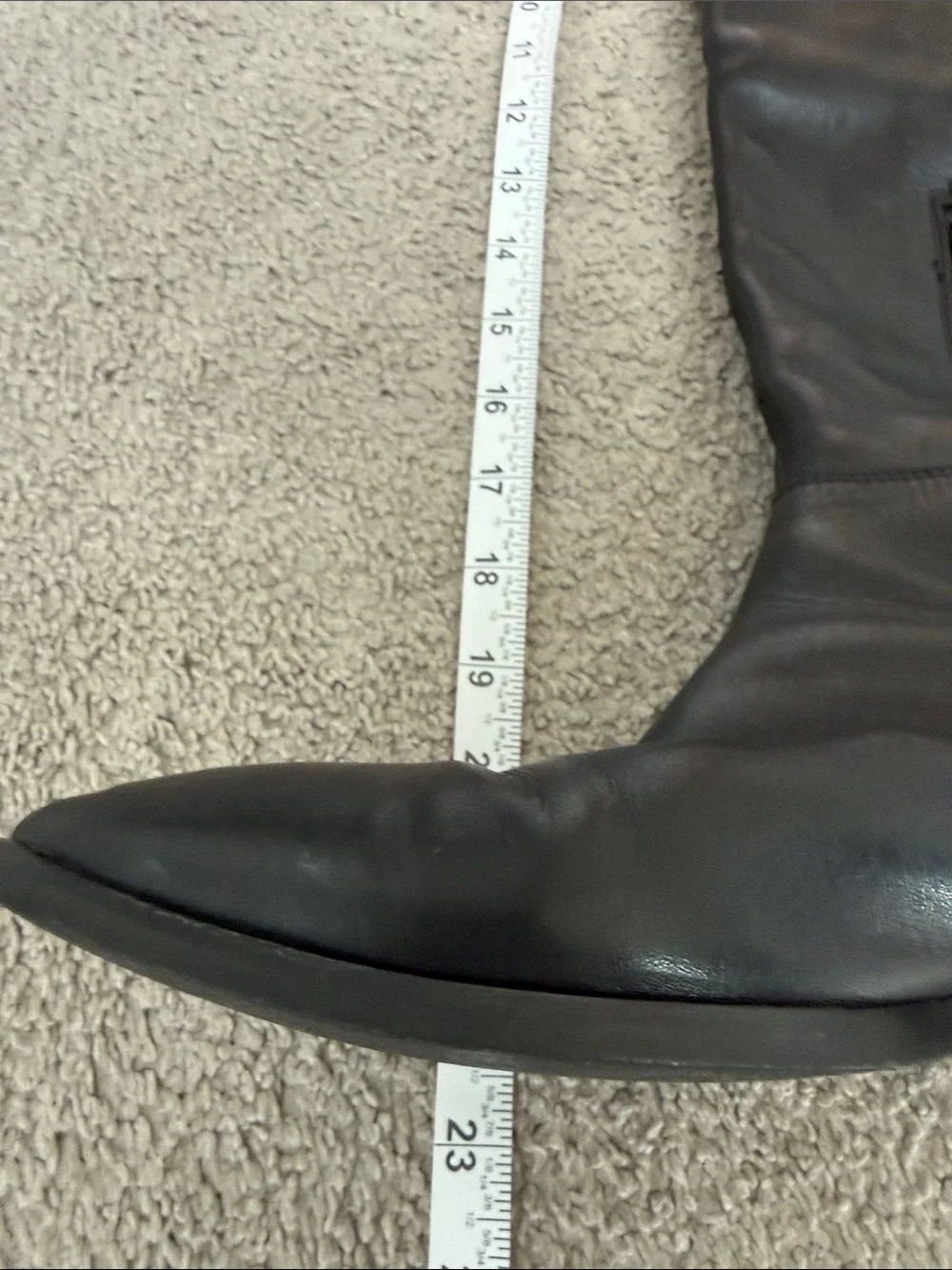 Seychelles Black Leather Over-the-Knee Riding Boots